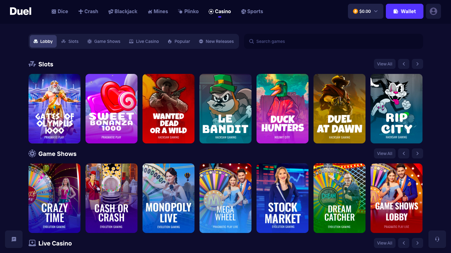 Duel.com Casino